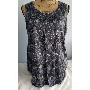 Ana Taylor Womans Sleveless Blouse Size Medium
